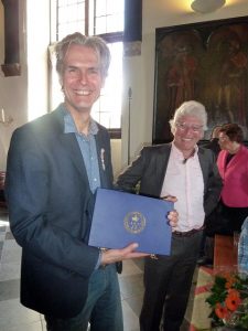 27 april 2012 Ridderorede voor Jaap Moerman