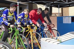 De race 4 fietsers