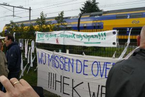 oktober 2015 we missen de overweg